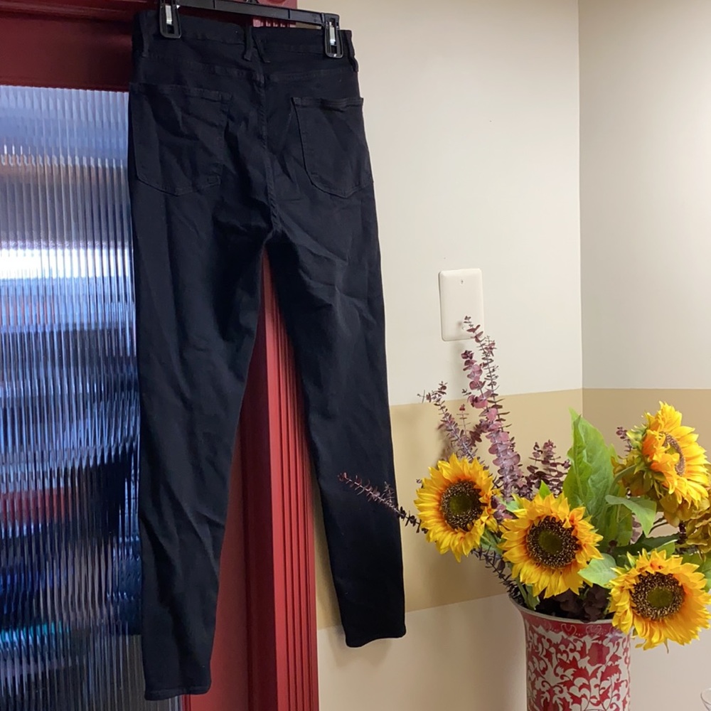 Good American Black Stretch Skinny Jeans NeverUsed